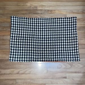 CHAN LUU HOUNDSTOOTH REVERSIBLE INFINITY SCARF  NWOT